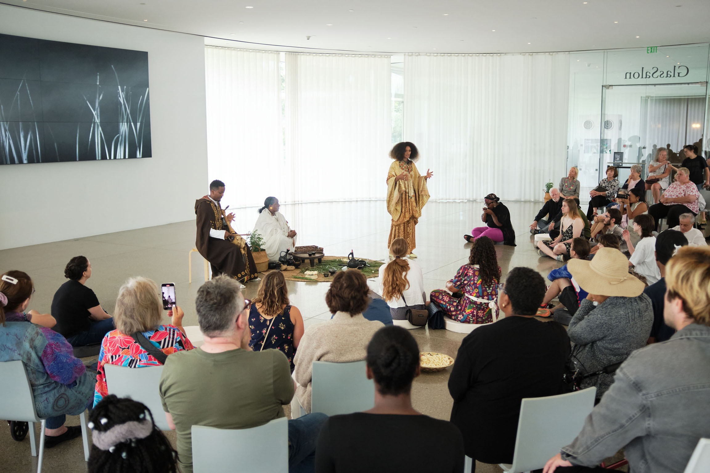 Yatreda's Ethiopian coffee ceremony at the Toledo Museum of Art