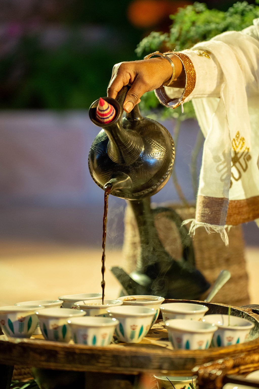 A Yatreda coffee ceremony performance